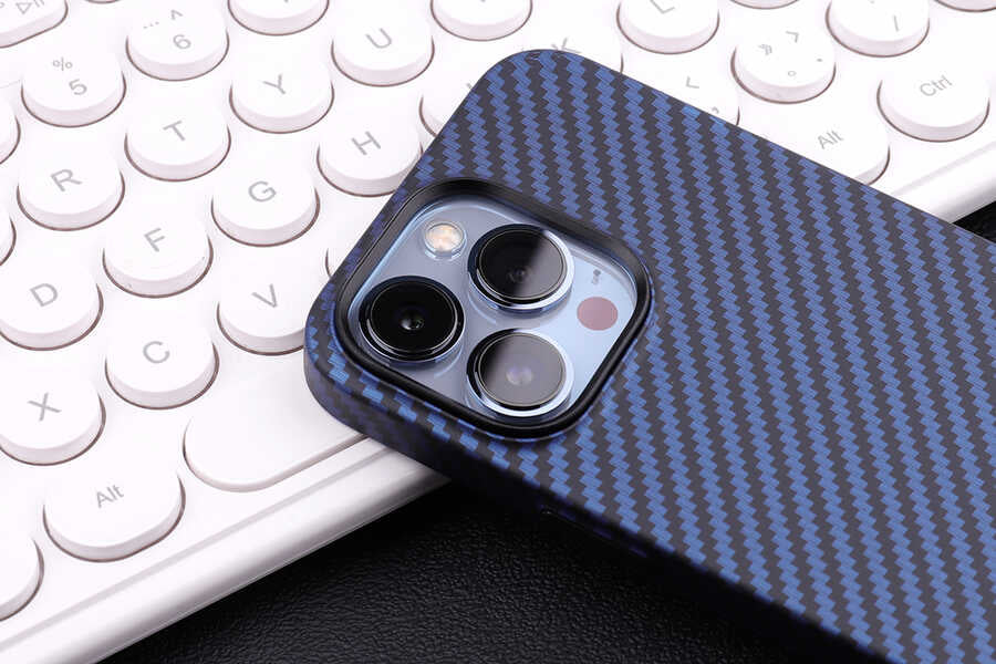 iPhone 13 Pro Kılıf Karbon Fiber Tasarımlı Zore Karbono Kılıf
