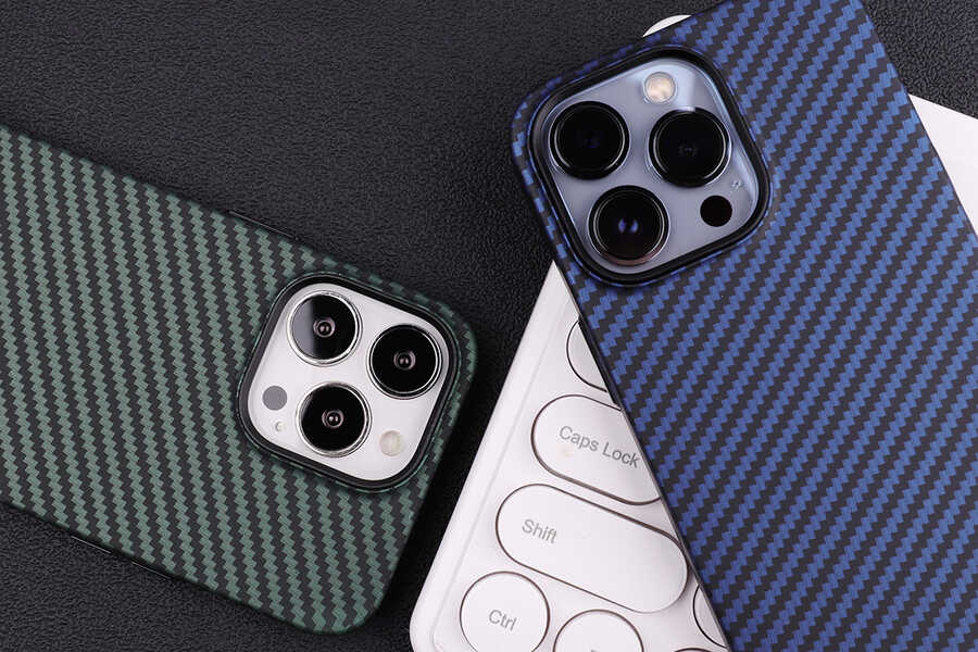 iPhone 13 Pro Kılıf Karbon Fiber Tasarımlı Zore Karbono Kılıf