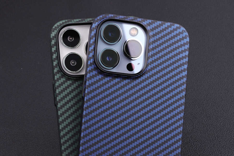iPhone 13 Pro Kılıf Karbon Fiber Tasarımlı Zore Karbono Kılıf