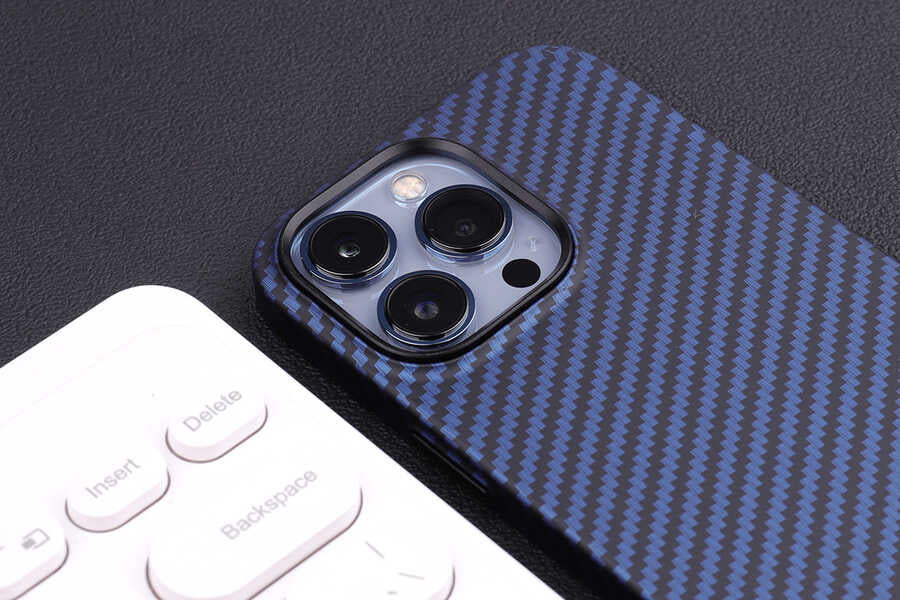 iPhone 13 Pro Kılıf Karbon Fiber Tasarımlı Zore Karbono Kılıf