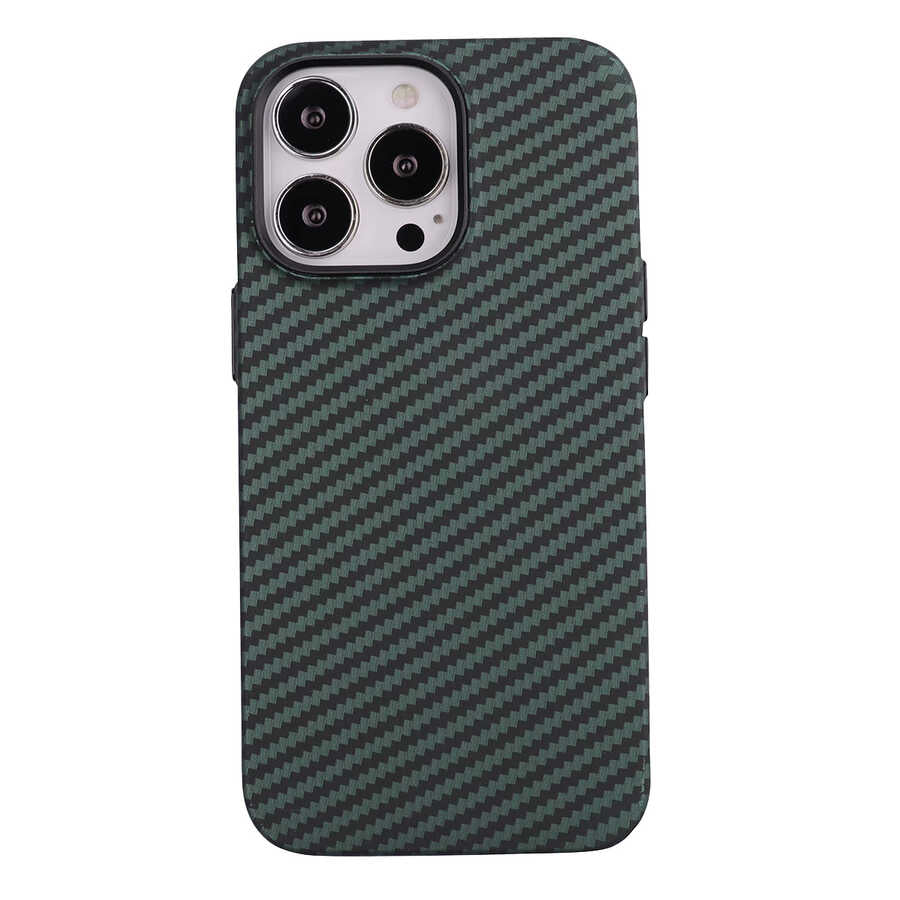 iPhone 13 Pro Kılıf Karbon Fiber Tasarımlı Zore Karbono Kılıf