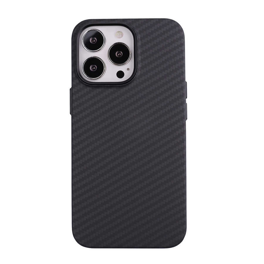 iPhone 13 Pro Kılıf Karbon Fiber Tasarımlı Zore Karbono Kılıf