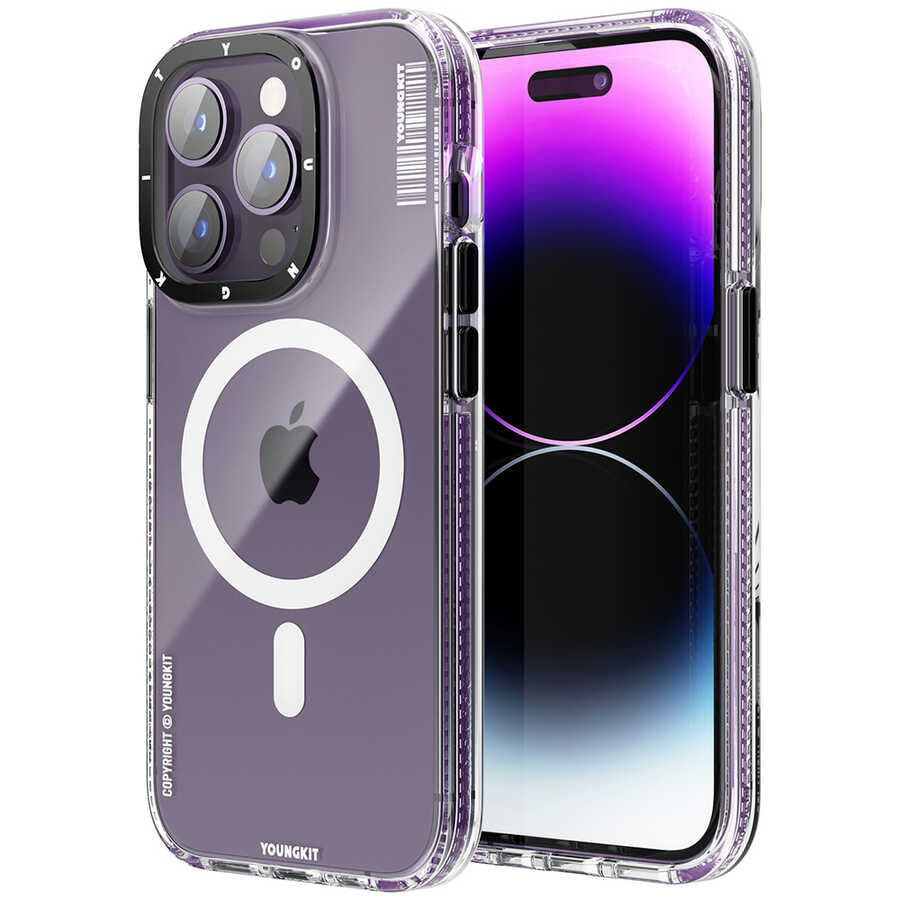 iPhone 13 Pro Kılıf M-safe Şarj Özellikli YoungKit Exquisite Serisi Kılıf