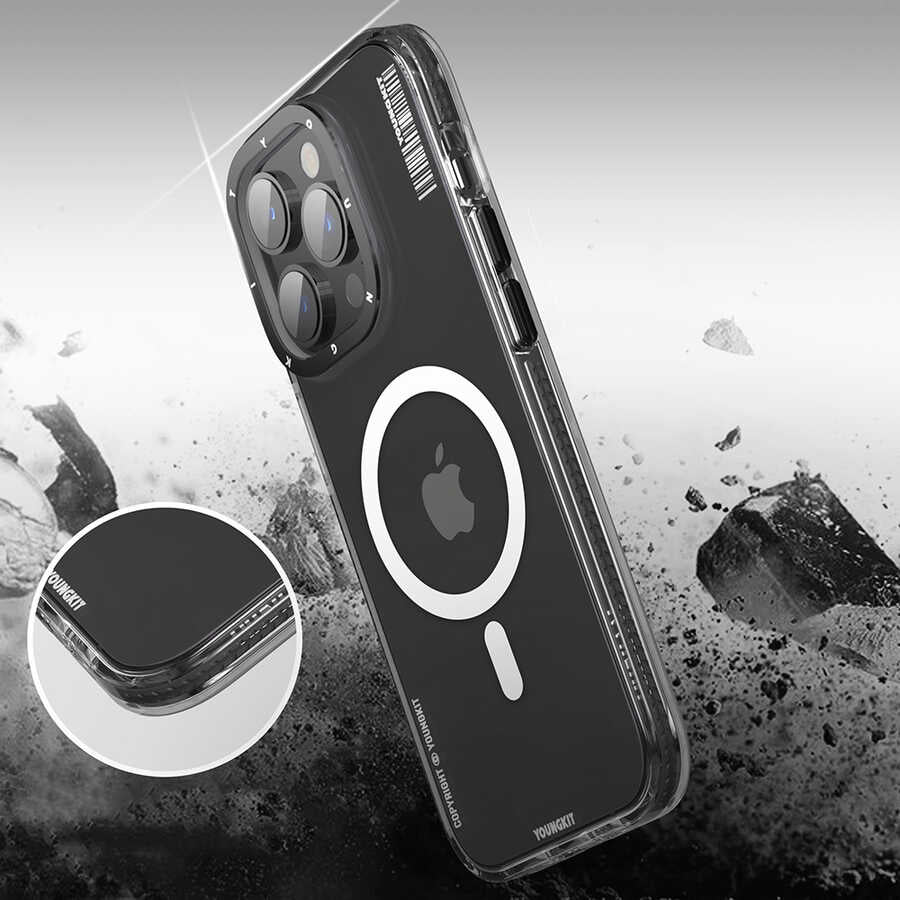 iPhone 13 Pro Kılıf M-safe Şarj Özellikli YoungKit Exquisite Serisi Kılıf