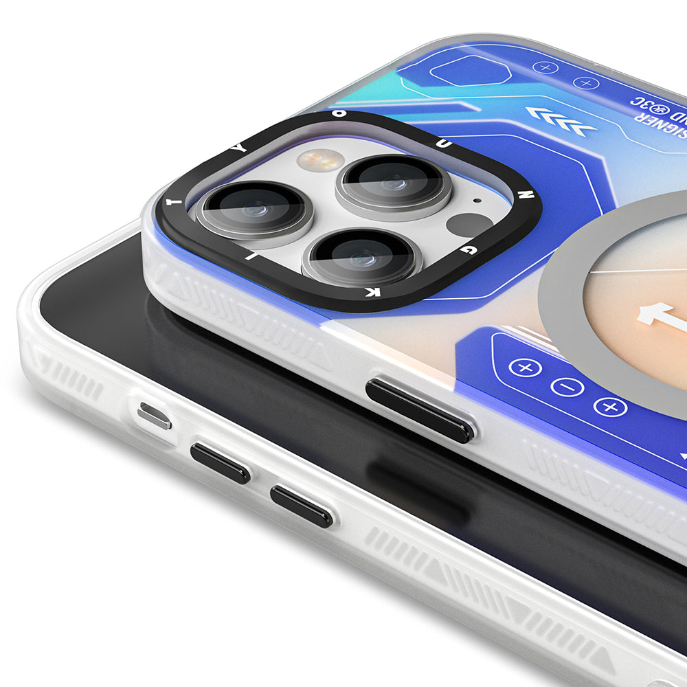 iPhone 13 Pro Kılıf M-safe Şarj Özellikli YoungKit Metaverse Serisi Kılıf