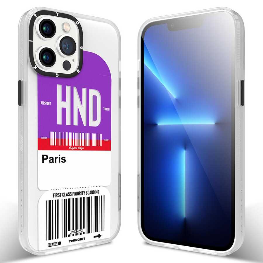 iPhone 13 Pro Kılıf YoungKit Any Time Trip Serisi Kılıf