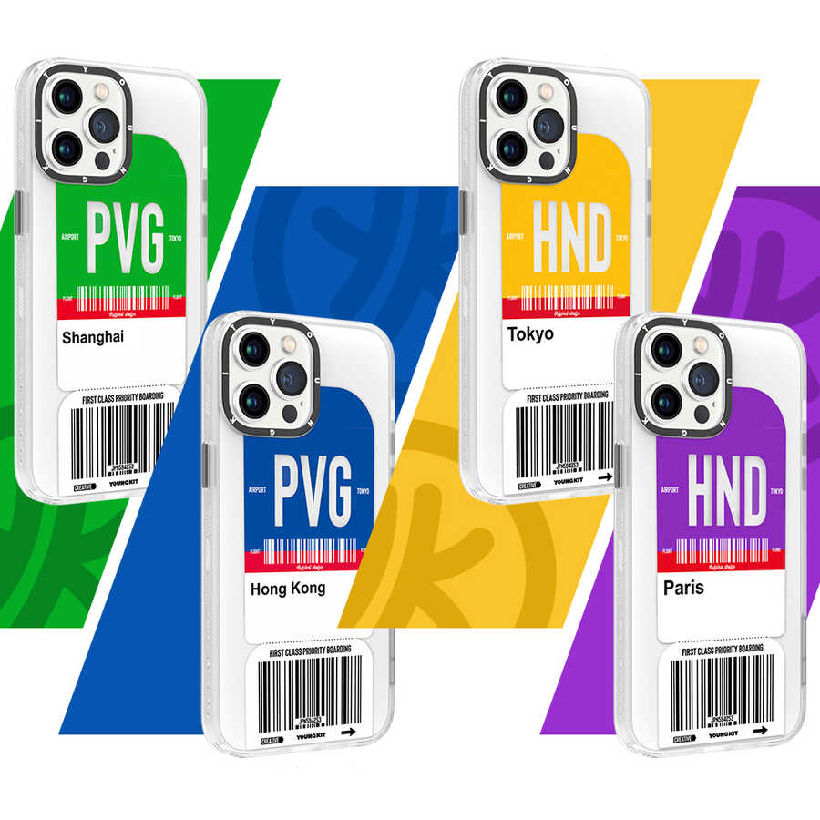 iPhone 13 Pro Kılıf YoungKit Any Time Trip Serisi Kılıf