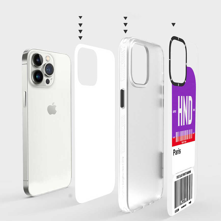 iPhone 13 Pro Kılıf YoungKit Any Time Trip Serisi Kılıf