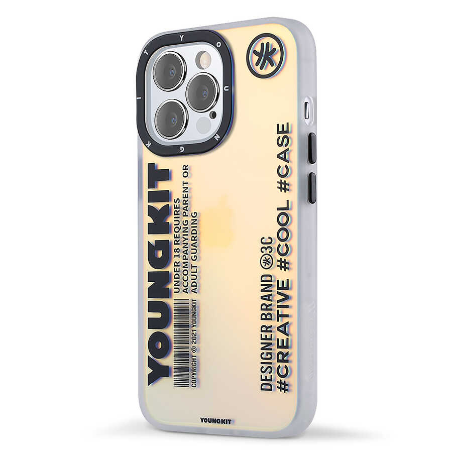 iPhone 13 Pro Kılıf YoungKit Fashion Culture Time Serisi Kılıf