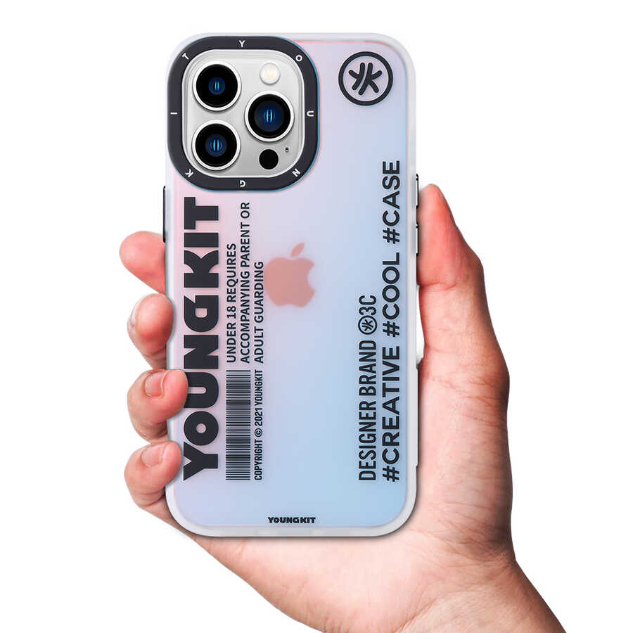 iPhone 13 Pro Kılıf YoungKit Fashion Culture Time Serisi Kılıf