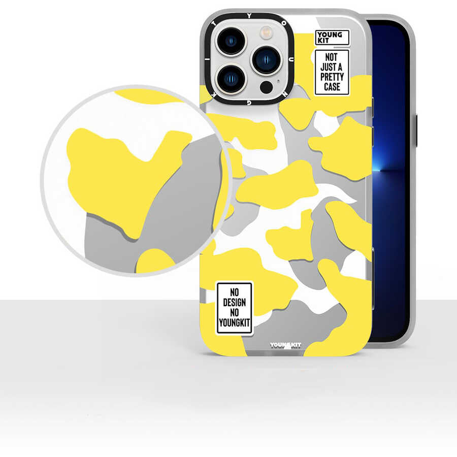 iPhone 13 Pro Kılıf YoungKit Kamuflaj Serisi Kılıf