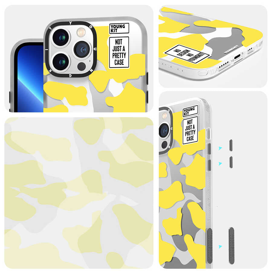 iPhone 13 Pro Kılıf YoungKit Kamuflaj Serisi Kılıf