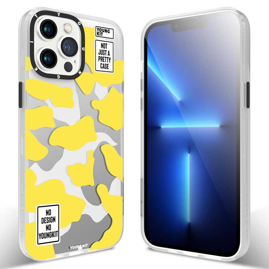 iPhone 13 Pro Kılıf YoungKit Kamuflaj Serisi Kılıf