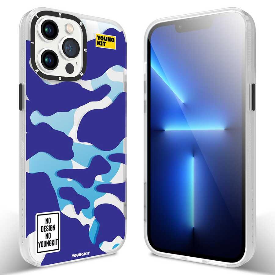 iPhone 13 Pro Kılıf YoungKit Kamuflaj Serisi Kılıf