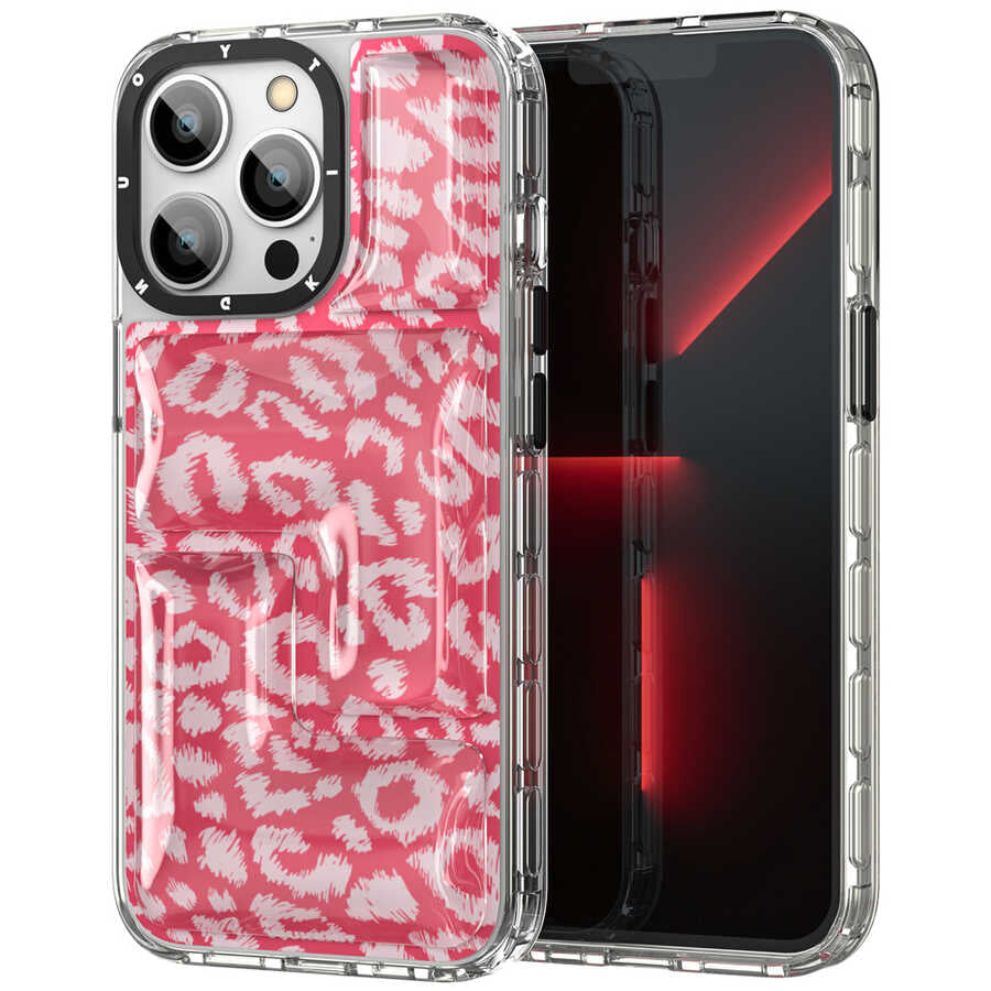 iPhone 13 Pro Kılıf YoungKit Leopard Article Serisi Kılıf