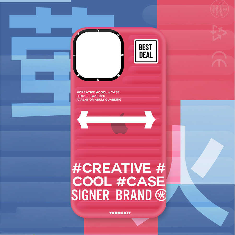 iPhone 13 Pro Kılıf YoungKit Luggage FireFly Serisi Kılıf