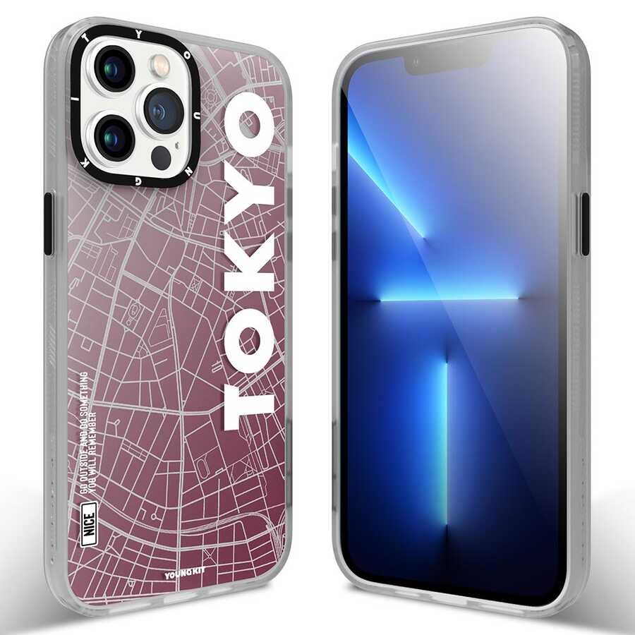 iPhone 13 Pro Kılıf YoungKit World Trip Serisi Kılıf