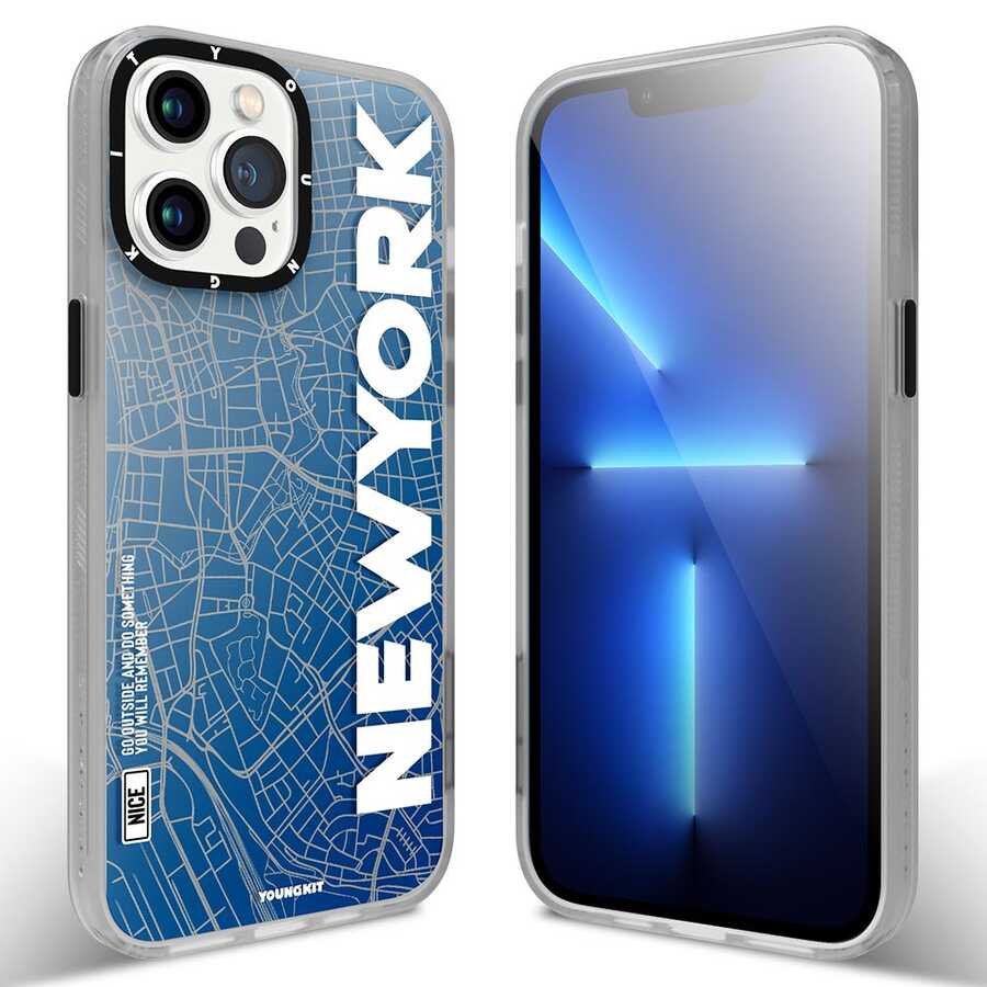 iPhone 13 Pro Kılıf YoungKit World Trip Serisi Kılıf