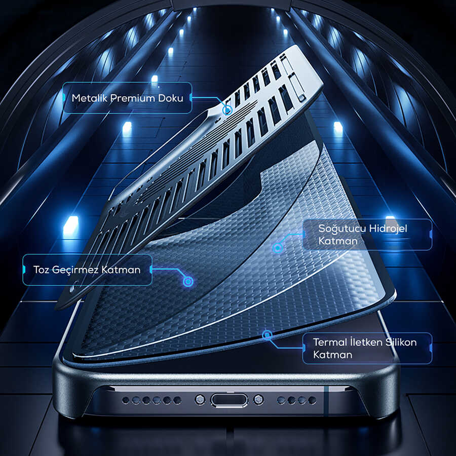 iPhone 13 Pro Max Kılıf Benks Bizzard Soğutucu Özellikli Oyuncu Telefon Kılıfı