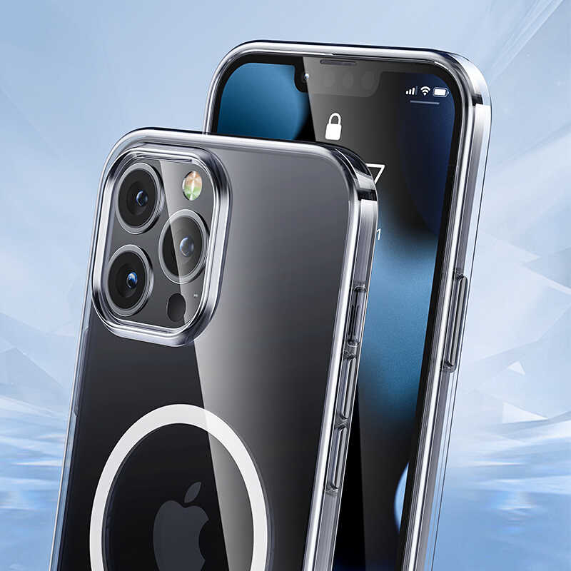 iPhone 13 Pro Max Kılıf Benks Crystal Series With Magnetic Clear Kılıf