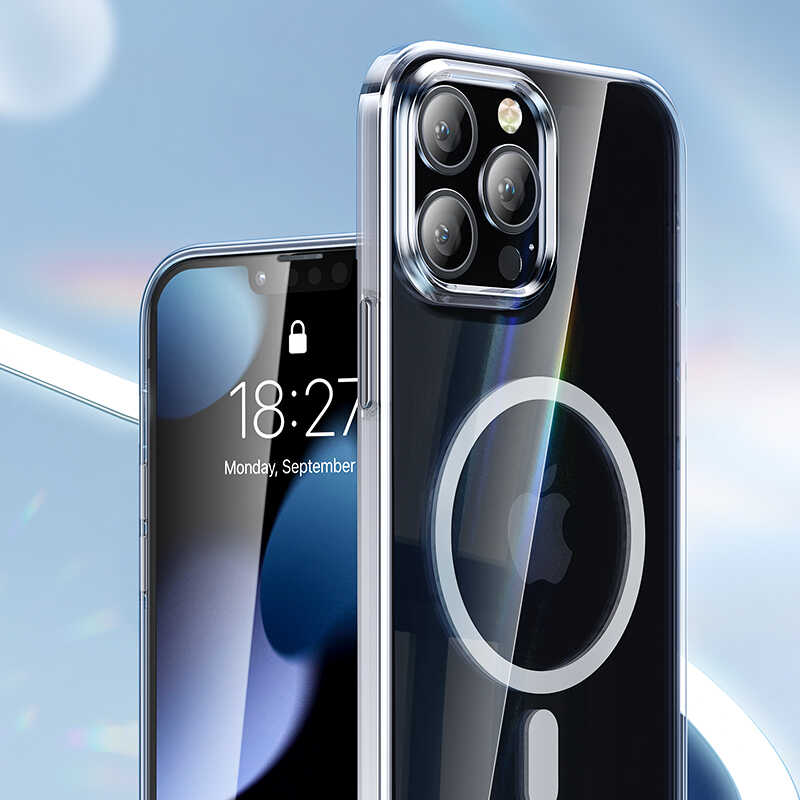 iPhone 13 Pro Max Kılıf Benks Crystal Series With Magnetic Clear Kılıf