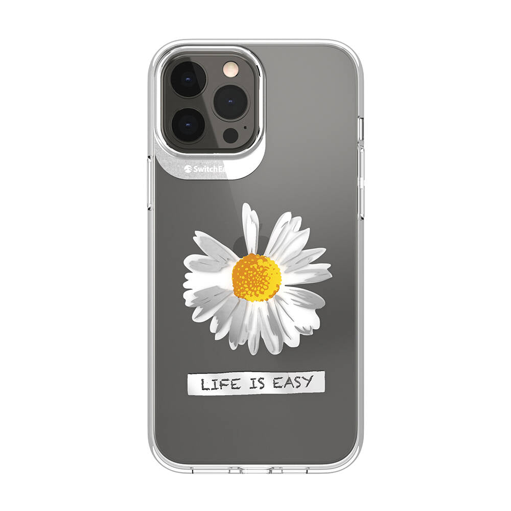 iPhone 13 Pro Max Kılıf Çift IMD Baskılı Lisanslı Switcheasy Artist Daisy Kılıf