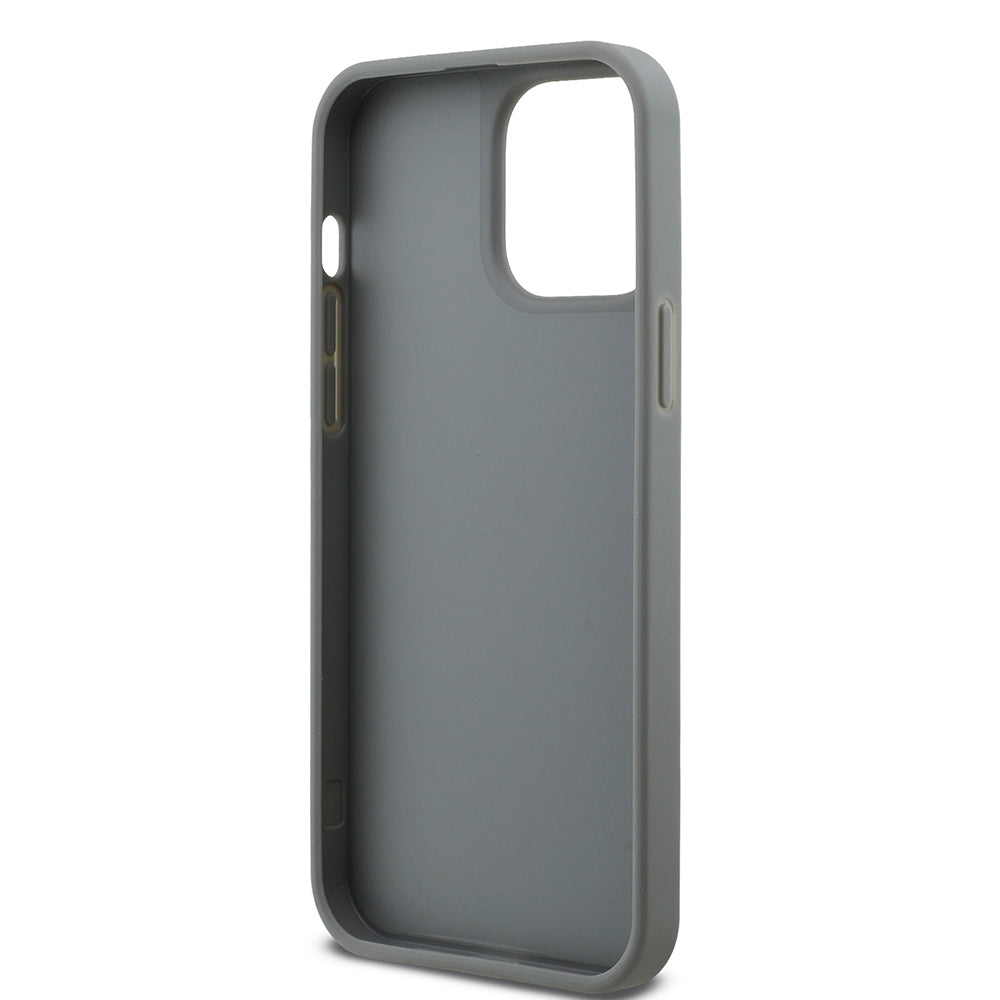 iPhone 13 Pro Max Kılıf Guess Orijinal Lisanslı Taşlı Arka Yüzey Üçgen Logolu Kılıf