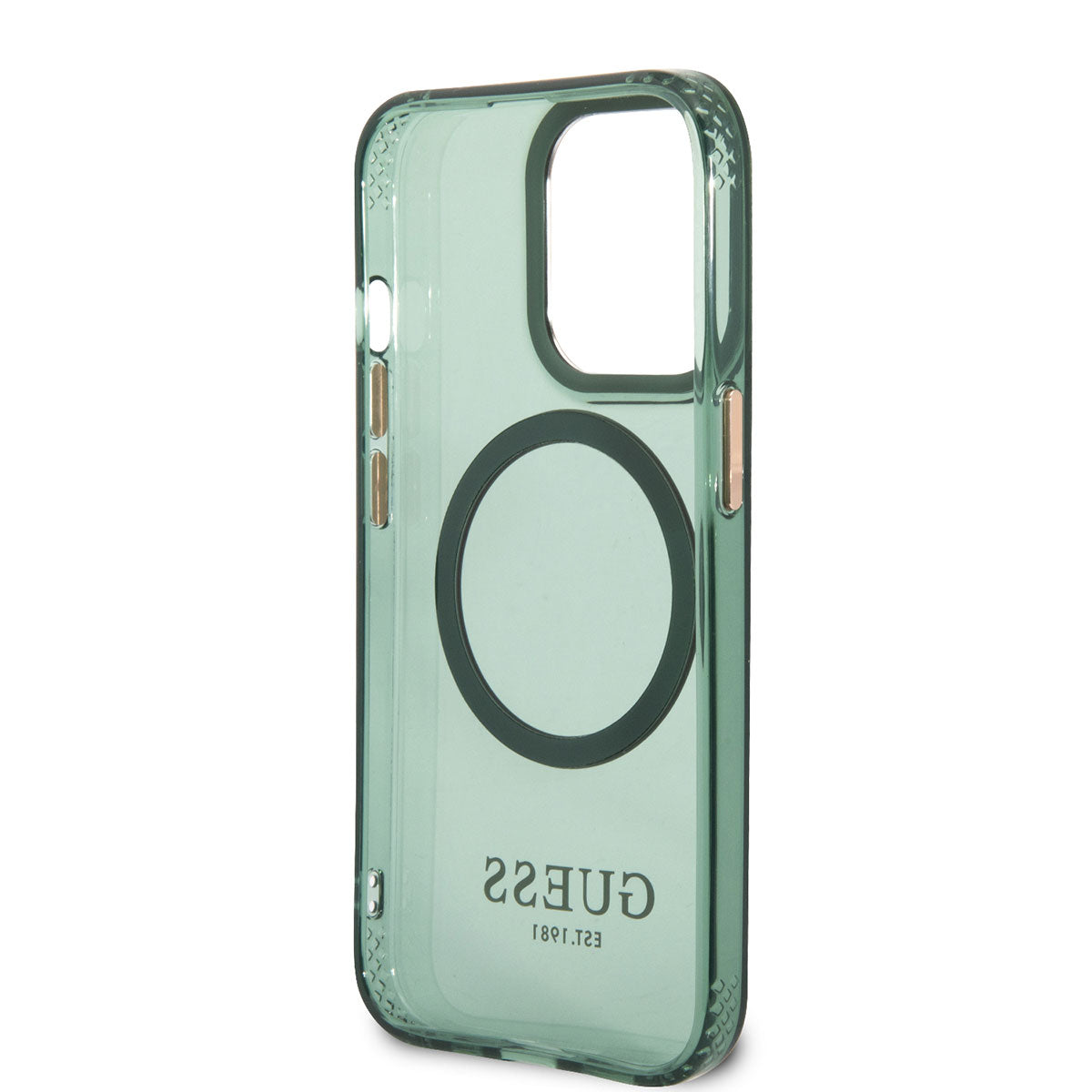 iPhone 13 Pro Max Kılıf GUESS M-safe Şarj Özellikli Airbagli Dizayn Kılıf