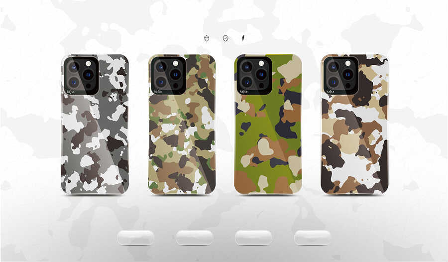 iPhone 13 Pro Max Kılıf Kajsa Camo Kılıf