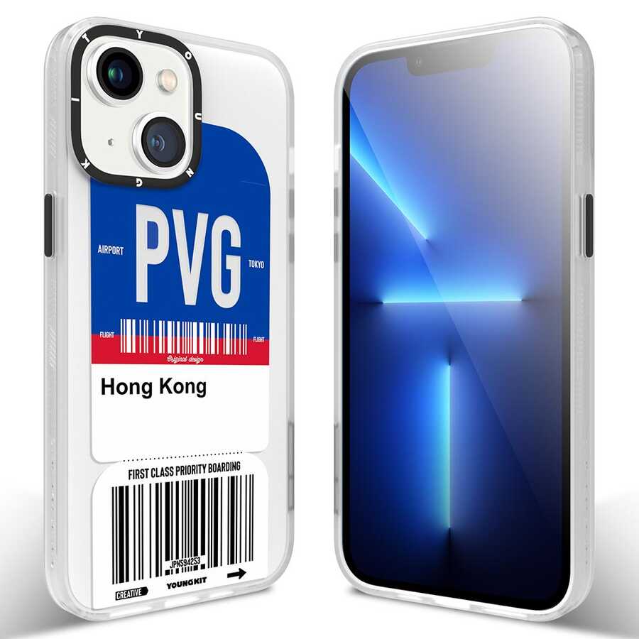 iPhone 13 Kılıf YoungKit Any Time Trip Serisi Kılıf