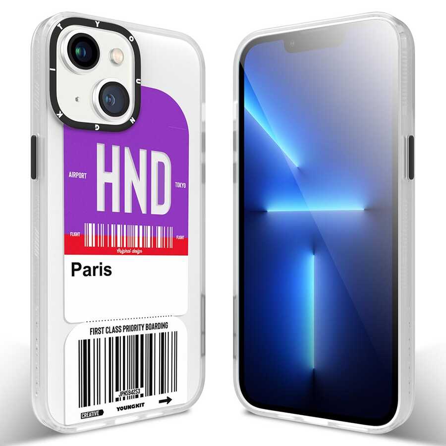 iPhone 13 Kılıf YoungKit Any Time Trip Serisi Kılıf