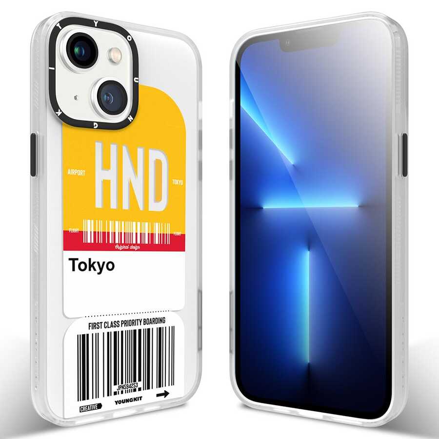iPhone 13 Kılıf YoungKit Any Time Trip Serisi Kılıf
