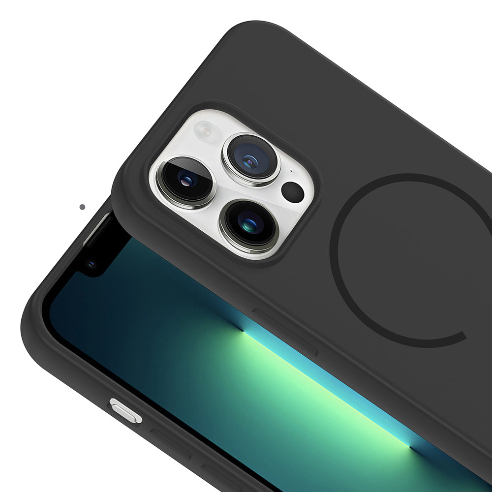 iPhone 13 Pro Max Kılıf M-safe Şarj Özellikli Zore Meta Kılıf