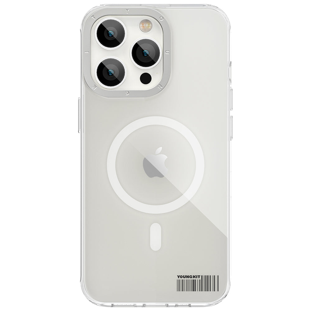 iPhone 13 Pro Max Kılıf M-safe Şarj Özellikli Youngkit Coloured Glaze Serisi Kılıf