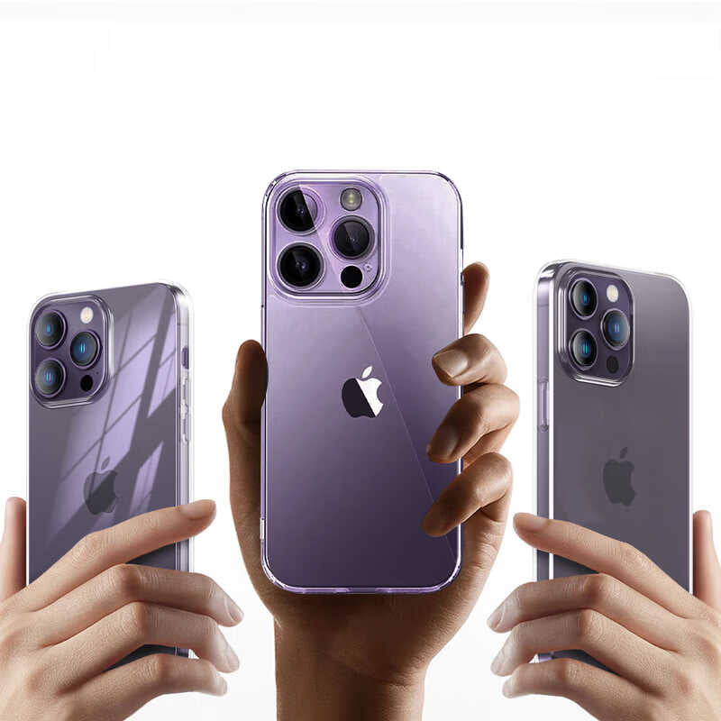 iPhone 13 Pro Max Kılıf Şeffaf Airbag Tasarımlı Wiwu ZCC-108 Concise Serisi Kılıf