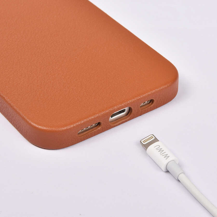 iPhone 13 Pro Max Kılıf Wiwu Calfskin Kılıf