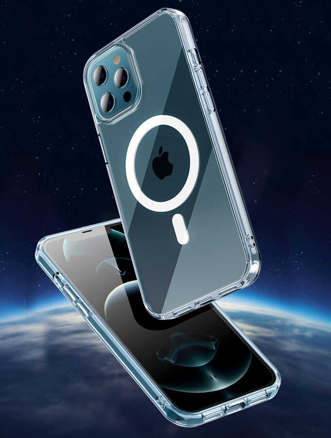 iPhone 13 Pro Max Kılıf Wiwu Magnetic Crystal Kılıf