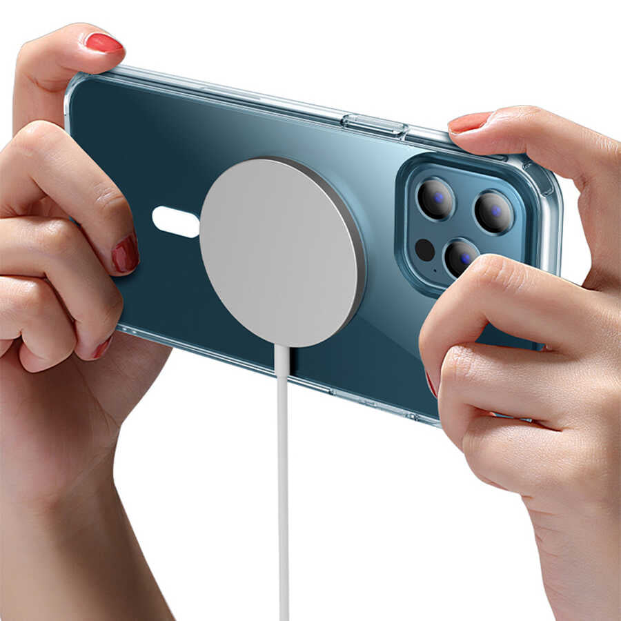 iPhone 13 Pro Max Kılıf Wiwu Magnetic Crystal Kılıf