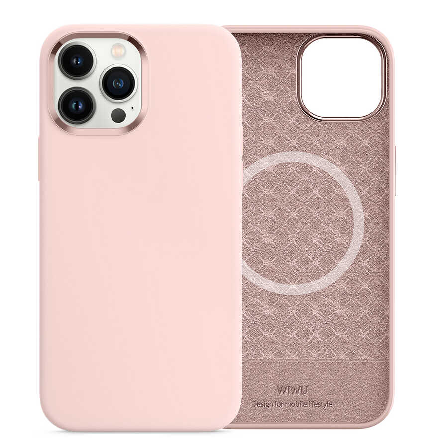 iPhone 13 Pro Max Kılıf Wiwu M-safe Magnetic Silikon Kılıf