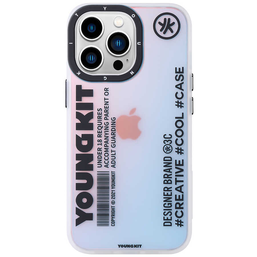 iPhone 13 Pro Max Kılıf YoungKit Fashion Culture Time Serisi Kılıf