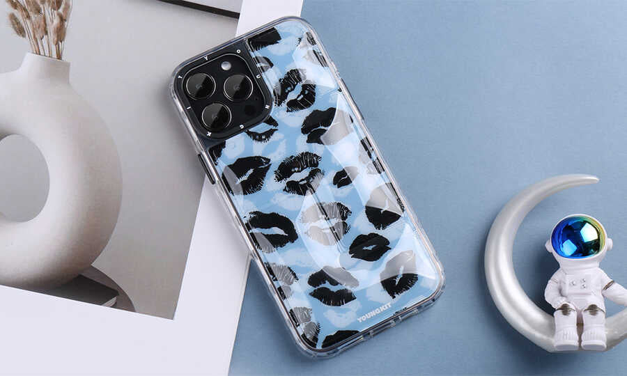 iPhone 13 Pro Max Kılıf YoungKit Leopard Article Serisi Kılıf