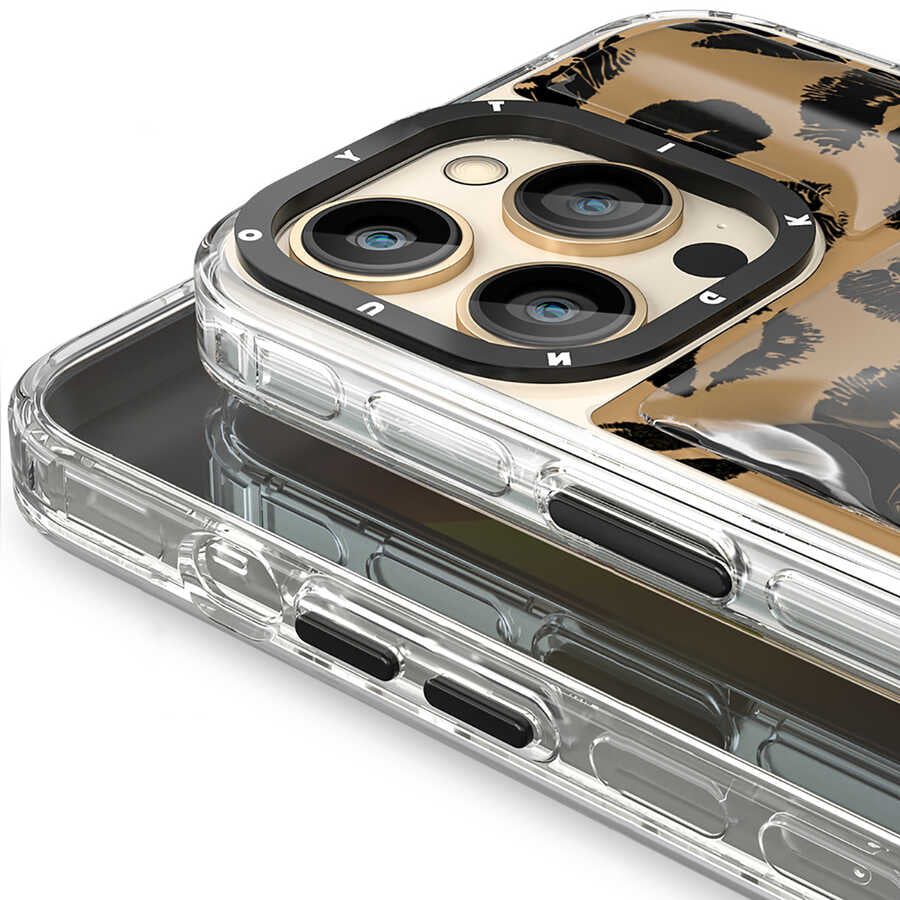 iPhone 13 Pro Max Kılıf YoungKit Leopard Article Serisi Kılıf