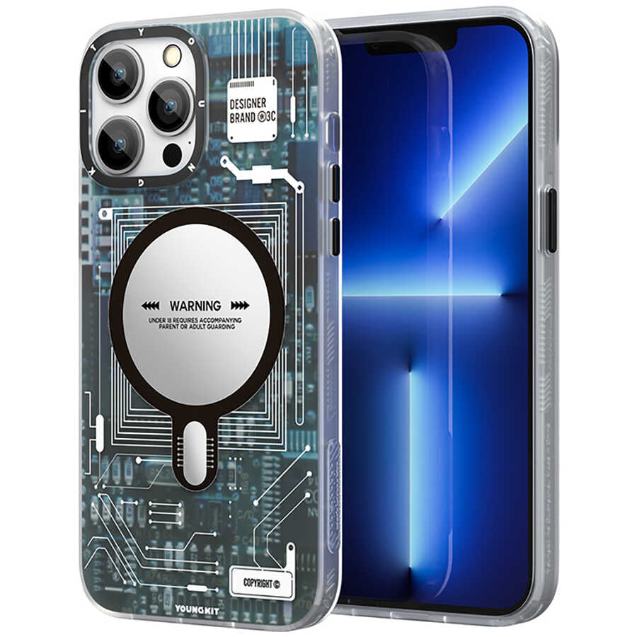 iPhone 13 Pro Max Kılıf YoungKit Technology Serisi Kılıf