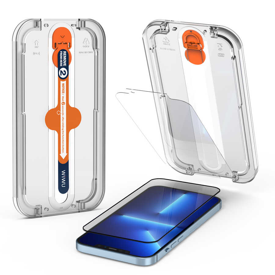 iPhone 13 Pro Wiwu Easy İnstall iVista Super Hardness Ekran Koruyucu