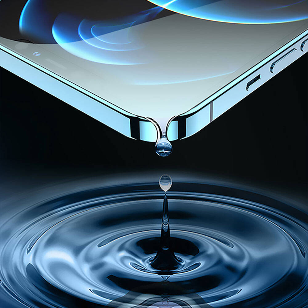 iPhone 13 Recci RSP-A10 HD Temperli Cam Ekran Koruyucu + Kolay Uygulama Aparatlı