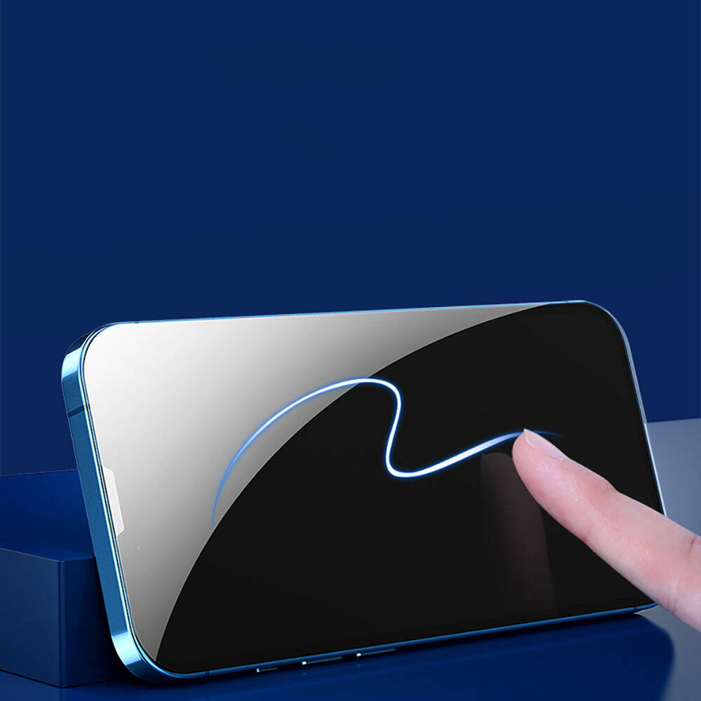 iPhone 13 Recci RSP-A10 HD Temperli Cam Ekran Koruyucu + Kolay Uygulama Aparatlı