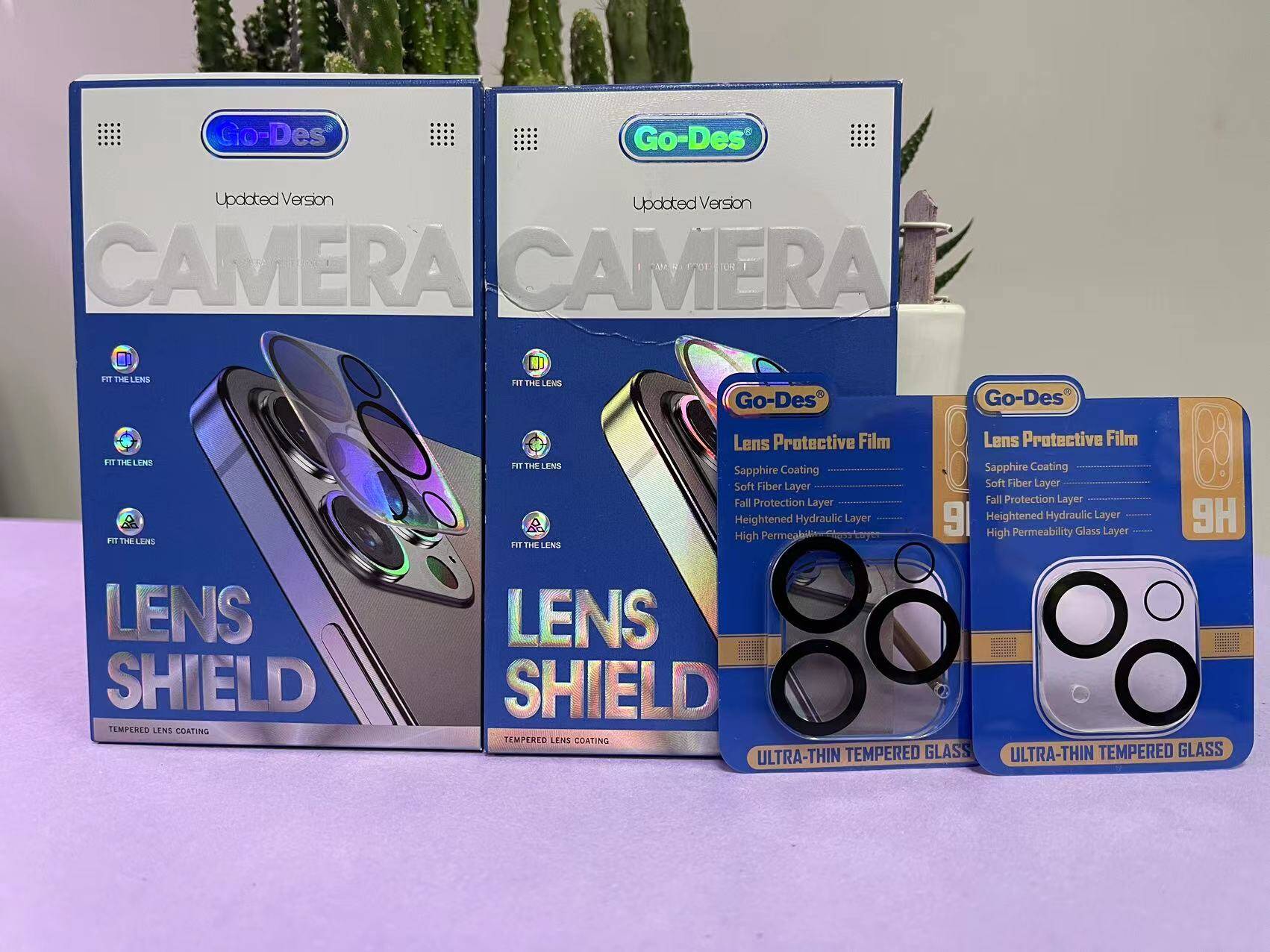 iPhone 14 Go Des Lens Shield CL-14 Kamera Lens Koruyucu