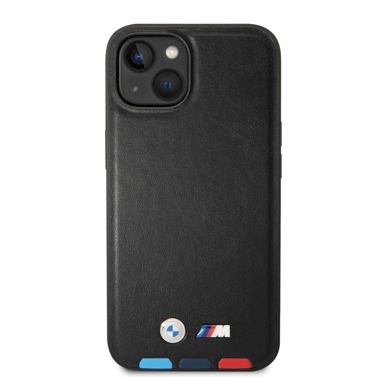 iPhone 14 Kılıf BMW M-safe Şarj Özellikli PU Deri 3 Renkli Logolu Dizayn Kılıf