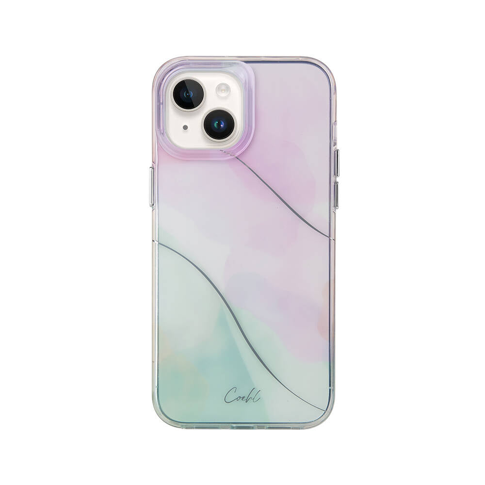 iPhone 14 Kılıf Dalgalı Çizgi Desenli Coehl Palette Kılıf