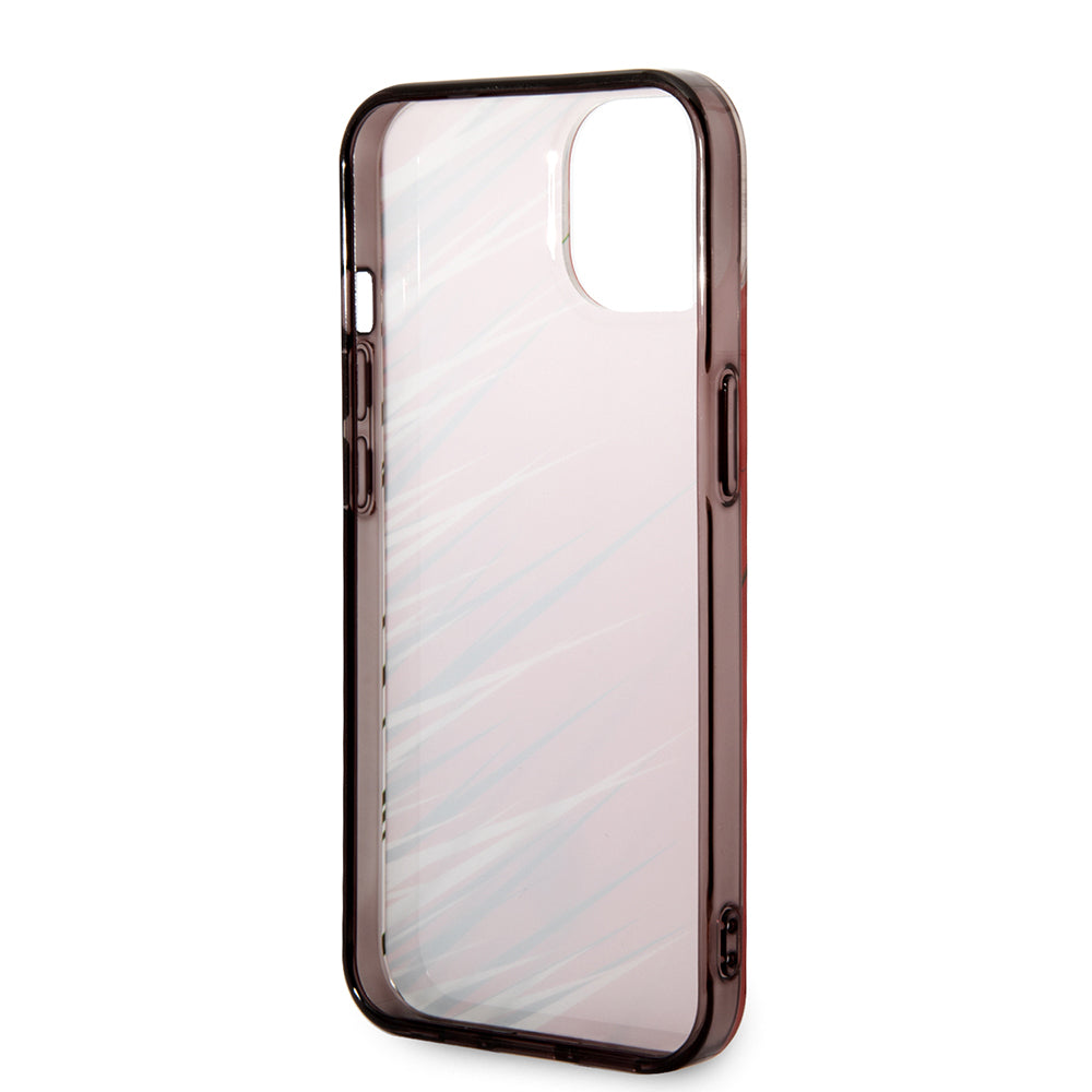 iPhone 14 Kılıf Ferrari Orijinal Lisanslı Baskı Logolu Çimen Desenli Kılıf